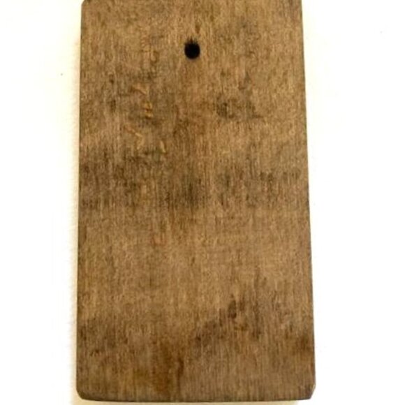 Hand Carved Wood Plaque Picture Windmill Cookie Butter Mold Stellingmolen - Picture 4 of 4